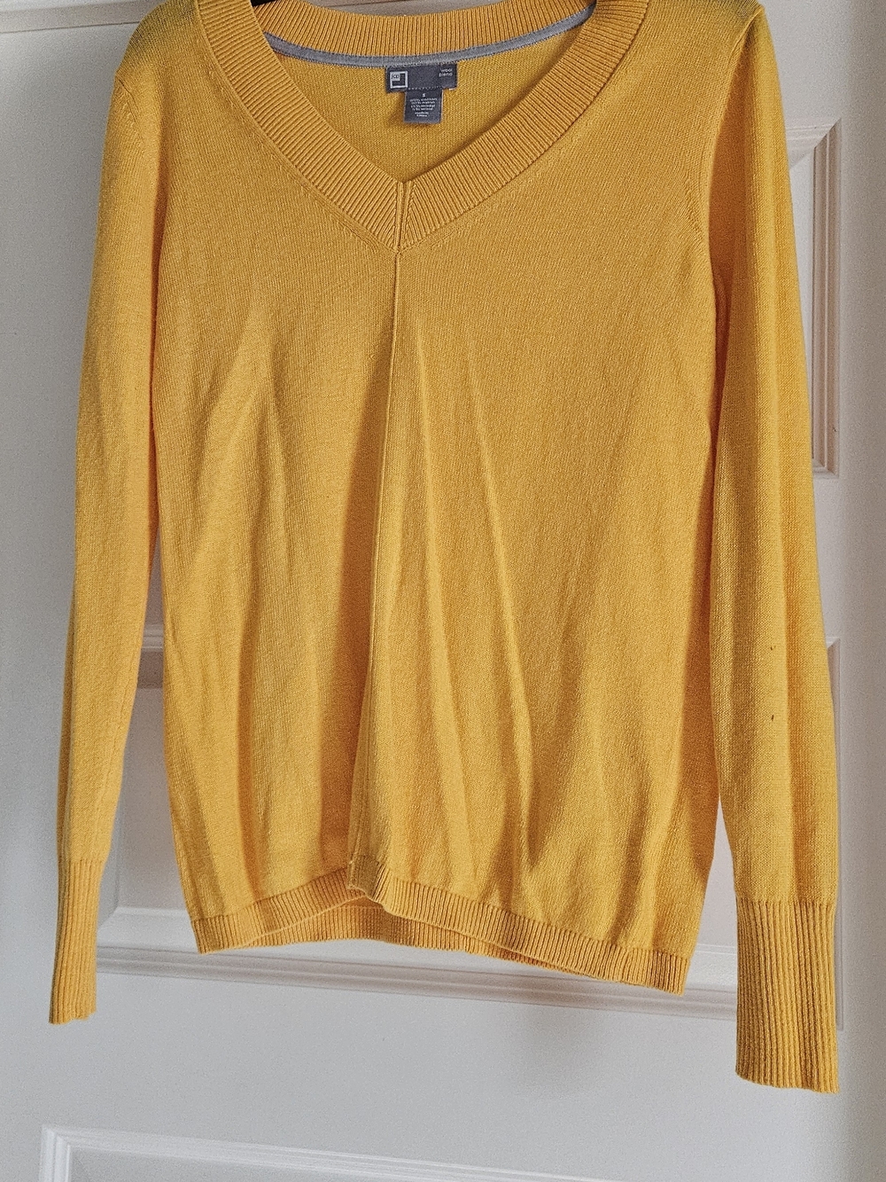 jcpenney Yellow V-Neck Sweater